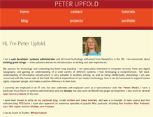 Tablet Screenshot of peter.upfold.org.uk